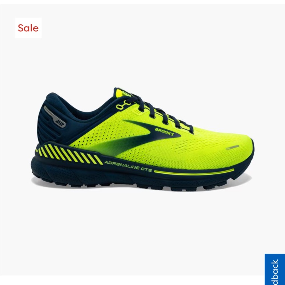 Men’s Size 9.5 Brooks Adrenaline GTS 22 Running Shoes